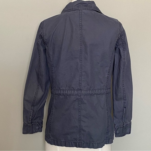 Madewell Fleet Utility Military Zip Jacket in Gray, size XS - Picture 10 of 16